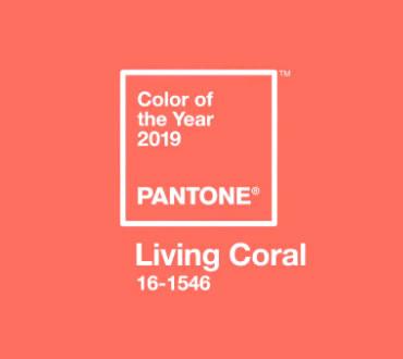 Living coral, couleur Pantone de l'année
