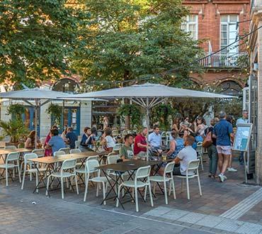 Meetings Toulouse - terrasse de restaurant